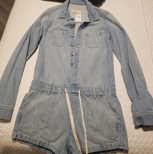 Hollister Jean shorts romper